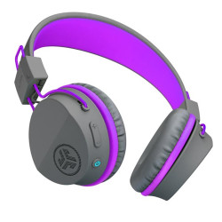 JLab JBuddies Studio On-Ear Kids Wired Headphones Pink/Grey