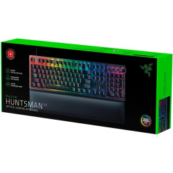 Razer Huntsman V2 mechanikus (red switch) gamer billentyűzet, fekete (angol)