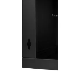 Stalflex 6U fali rack szekrény 19" 450mm fekete (RC19-6U-450MB)
