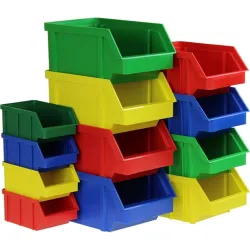 Stalflex rack szekrény tárolódoboz S sárga (1db) (BIN-S-Y)