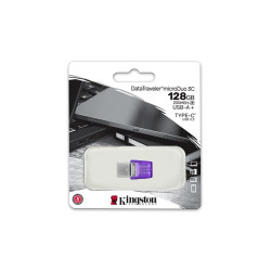KINGSTON 128GB DataTraveler microDuo 3C 200MB/s dual USB-A + USB-C
