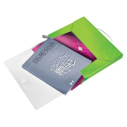 Leitz WOW jumbo gumis mappa zöld (46290054)