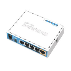 MikroTik hAP 5x10/100 Mbps port, 2,4Ghz 802.11n wifi, USB porttal