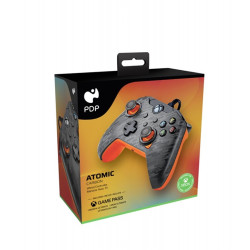 PDP Atomic Xbox Series X vezetékes kontroller fekete-narancs (049-012-CMGO)