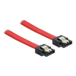 KAB Delock 82677 6Gb/s egyenes-egyenes piros SATA kábel - 0,5m