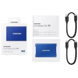 SSD EXT 2,5" Samsung 2TB T7 USB-C 3.2 kék