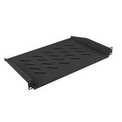 LANBERG AK-1008-B fixed shelf 19 1U/483x315mm max load capacity up to 20kg black
