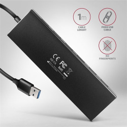 Axagon HUE-F7A SuperSpeed USB-A FLAT hub