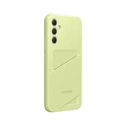 Samsung A34 5G SAMSUNG szilikon telefonvédő kártyazseb LIME