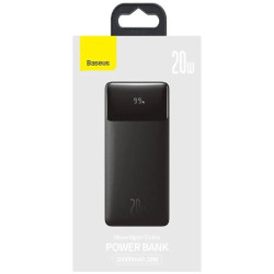 Baseus Bipow Powerbank 20000mAh 2x USB USB-C 25W fekete (PPBD020301)