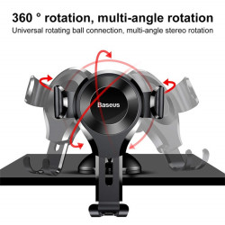 Baseus Osculum Gravity 6,3-8,5" Car Mount Black