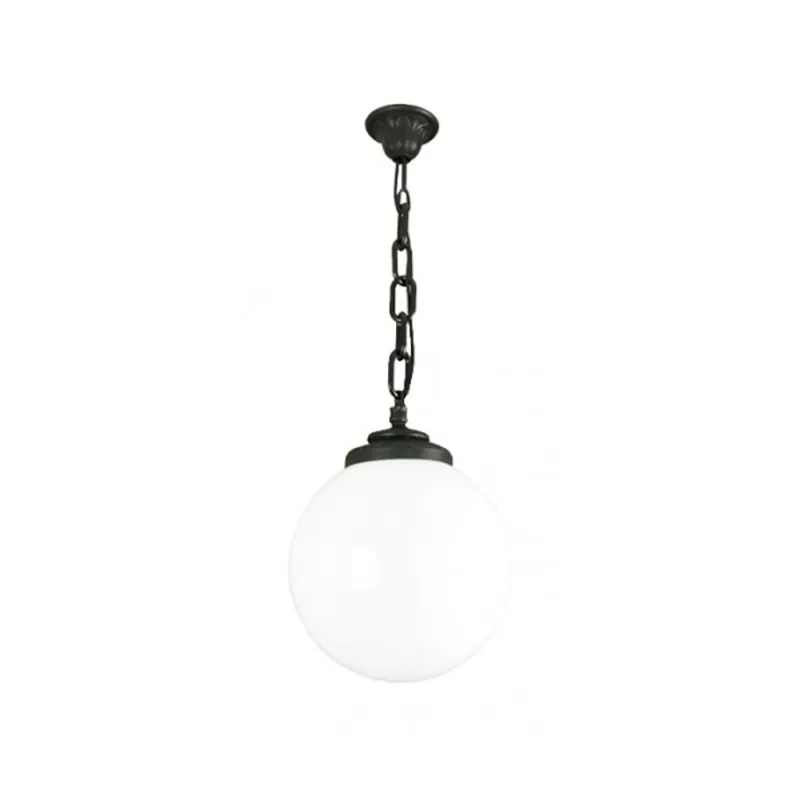 Fumagalli SICHEM/G250 E27 opál/fekete kültéri függeszték Fumagalli SICHEM/G250 E27 opál/fekete kültéri függeszték