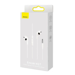 Baseus Encok H17 fülhallgató fehér (NGCR020002)