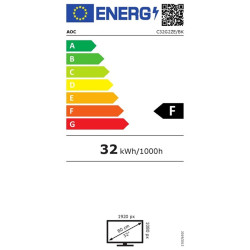 AOC 32" C32G2ZE/BK LED Curved