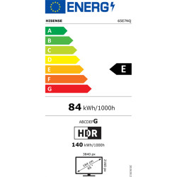 Hisense 65" 65E7NQ 4K UHD Smart QLED TV