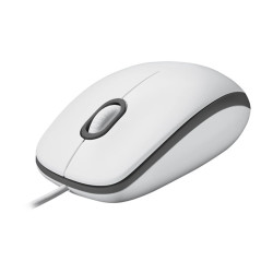Logitech M100 optikai USB egér fehér-szürke