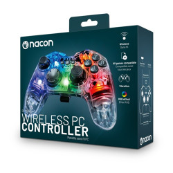 Nacon 2809125 GC-200WL vezeték nélküli átlátszó RGB PC kontroller