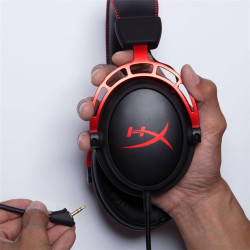 HP HYPERX vezetékes gaming fejhallgató Cloud Alpha - fekete/piros