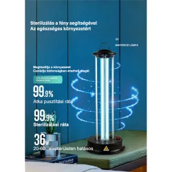 Zinas ZN-UVL07 2G11 asztali UV ózongenerátoros lámpa