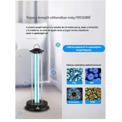 Zinas ZN-UVL07 2G11 asztali UV ózongenerátoros lámpa