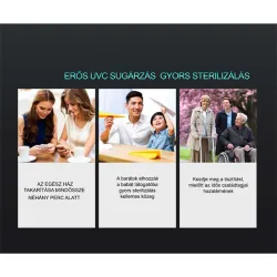 Zinas ZN-UVL07 2G11 asztali UV ózongenerátoros lámpa