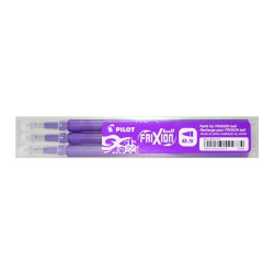 Pilot Frixion 0,5mm 3db-os lila rollertoll betét (BLS-FR5-V-S3)