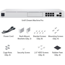 UBiQUiTi Router Dream Machine Pro 8x1000Mbps + 1x10000Mbps SFP+, Security Gateway, Menedzselhető, Rackes - UDM-PRO