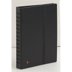 Exacompta 200x145mm 12 db-os fekete névjegykártyatartó