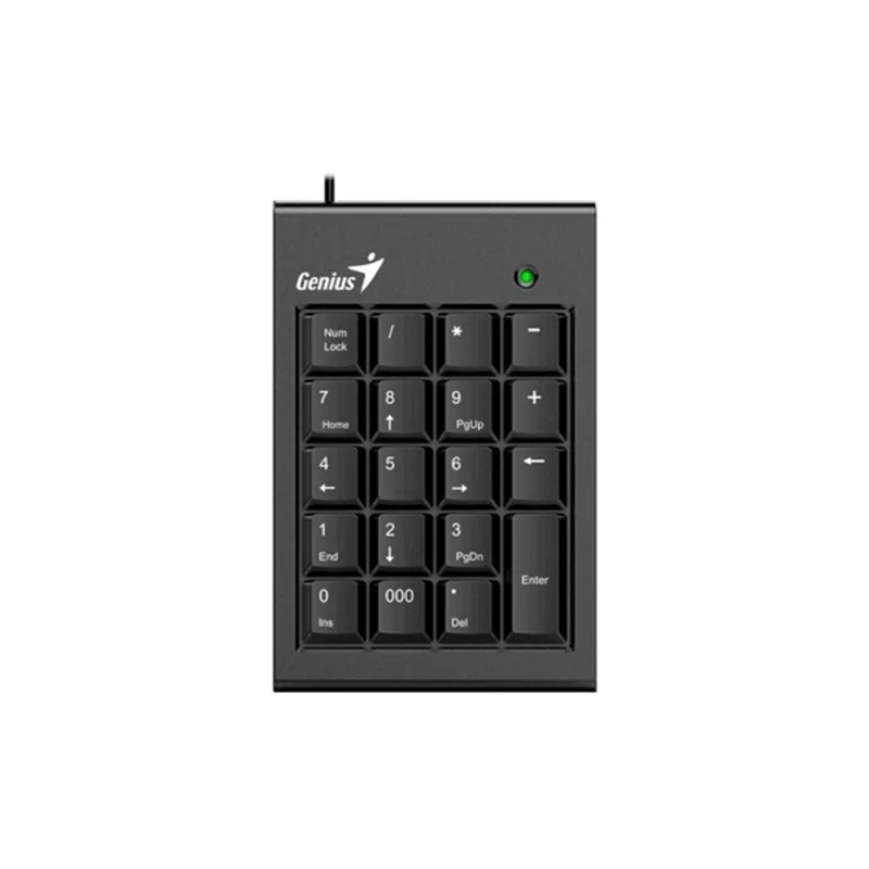 Genius Billentyűzet - Numpad 100 Slim (Vezetékes, USB, vékony, numerikus billentyűzet, fekete) Genius Billentyűzet - Numpad 100 Slim (Vezetékes, USB, vékony, numerikus billentyűzet, fekete)