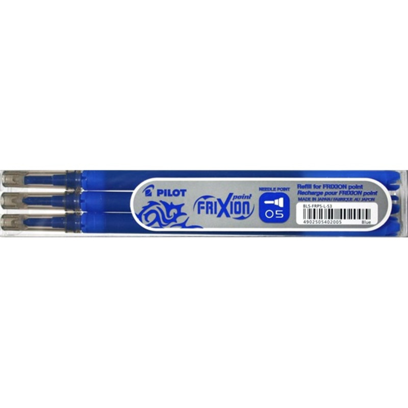Pilot Frixion Point 0,5mm 3db-os kék rollertoll betét Pilot Frixion Point 0,5mm 3db-os kék rollertoll betét