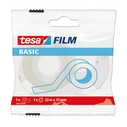 Tesa Basic 33mx15mm átlátszó ragasztószalag-tépő