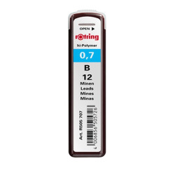 Rotring 0,7mm B 12db-os nyomósirón betét