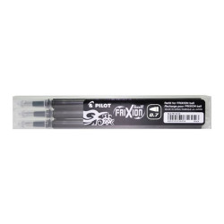 Pilot FriXion Ball 3 darabos betétszett közepes heggyel fekete (BLS-FR-7-B-S3)