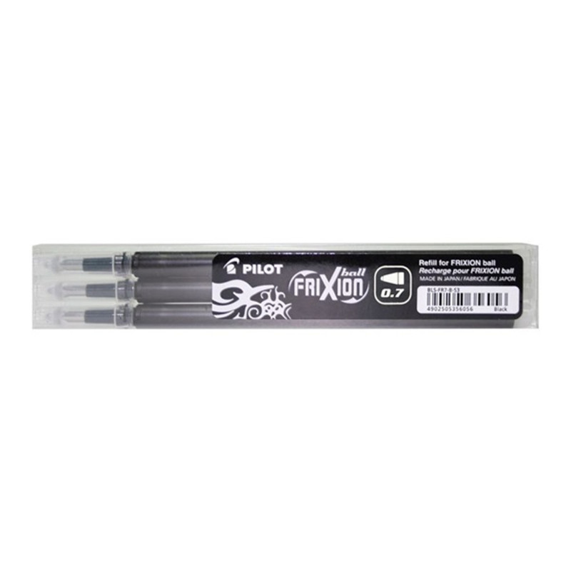 Pilot FriXion Ball 3 darabos betétszett közepes heggyel fekete (BLS-FR-7-B-S3) Pilot FriXion Ball 3 darabos betétszett közepes heggyel fekete (BLS-FR-7-B-S3)