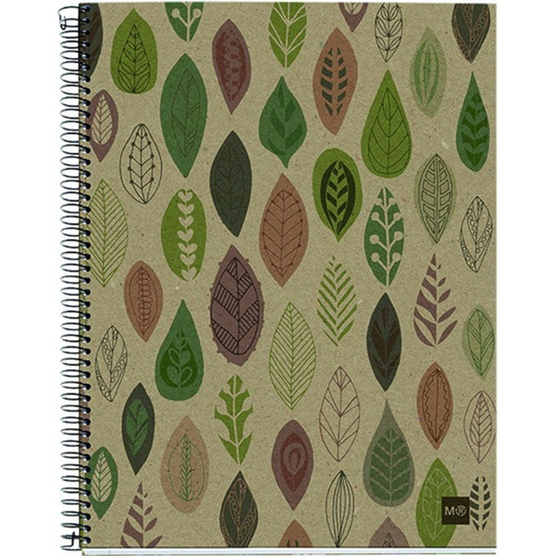 Miquelrius Ecoleaves A5 4x30lapos vonalas spirálfüzet Miquelrius Ecoleaves A5 4x30lapos vonalas spirálfüzet