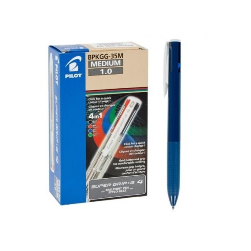 Pilot Super Grip G 4 színű tengerészkék golyóstoll Pilot Super Grip G 4 színű tengerészkék golyóstoll
