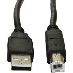 Akyga AK-USB-18 USB 2.0 Cable A-B 5m Black