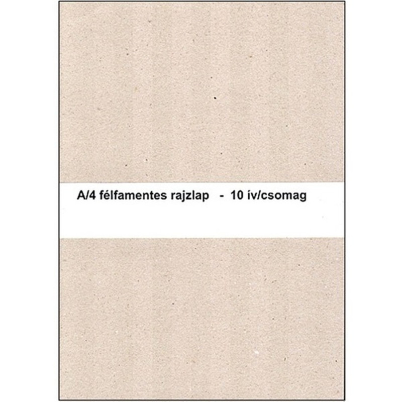 A4 félfamentes 10db rajzlap A4 félfamentes 10db rajzlap