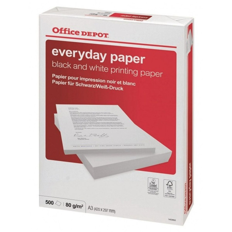 Office Depot Everyday A3 80g másolópapír Office Depot Everyday A3 80g másolópapír