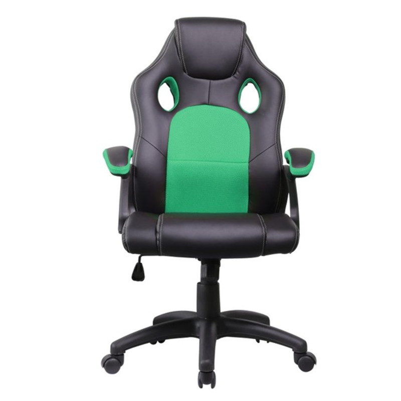 Iris GCH102BE fekete / zöld gamer szék Iris GCH102BE fekete / zöld gamer szék