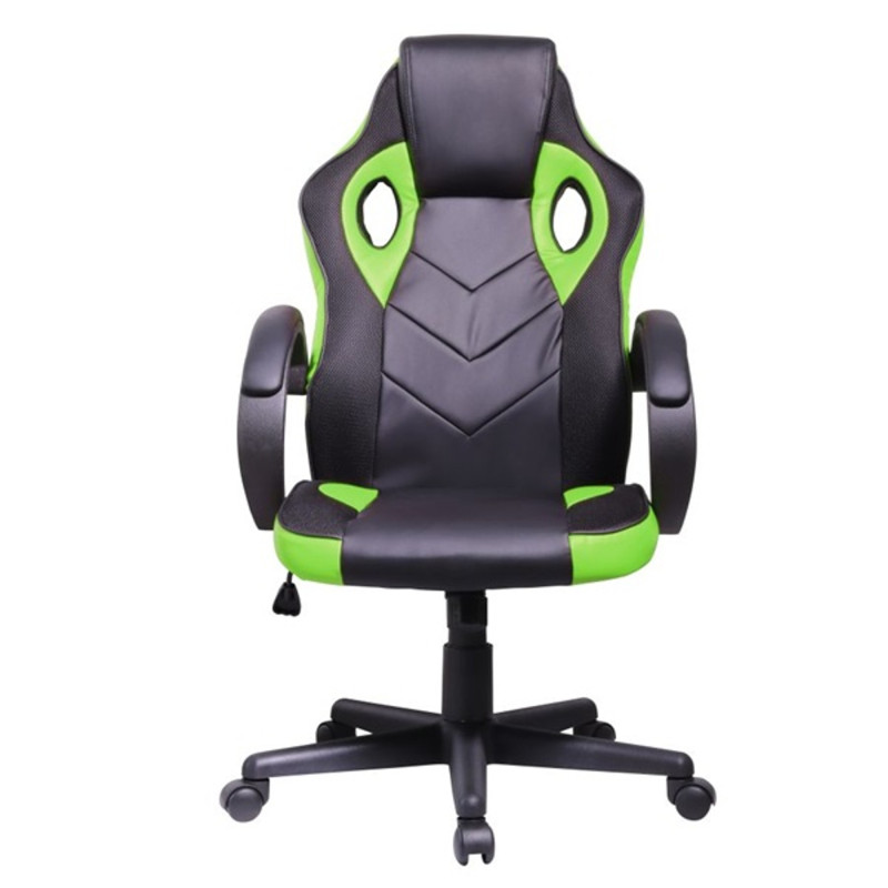 Iris GCH205BE fekete / zöld gamer szék Iris GCH205BE fekete / zöld gamer szék