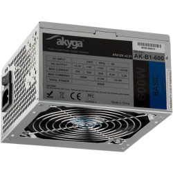 AKYGA AK-B1-600 Basic ATX Power Supply 600W Fan12cm P4 3xSATA PCI-E