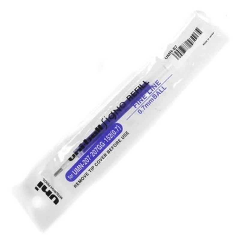 Uni UMR-87 zselés kék rollertoll betét Uni UMR-87 zselés kék rollertoll betét