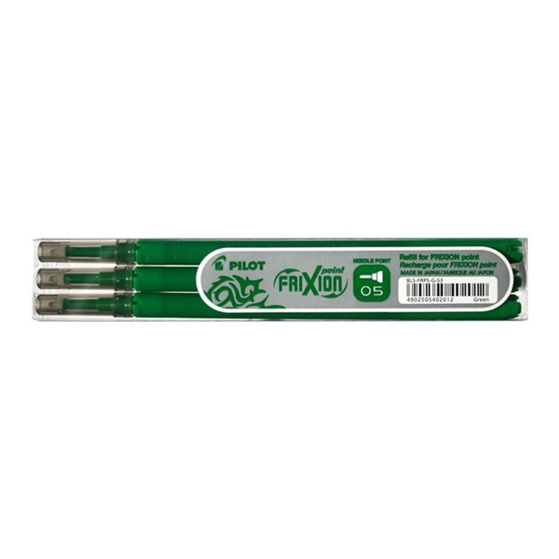 Pilot Frixion Point 0,5mm 3db-os zöld rollertoll betét Pilot Frixion Point 0,5mm 3db-os zöld rollertoll betét