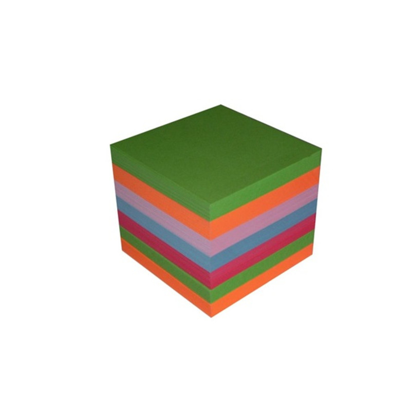 8,5x8,5x7cm színes tépőtömb 8,5x8,5x7cm színes tépőtömb