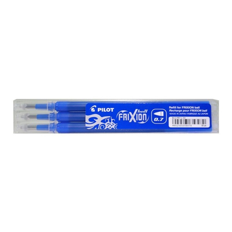 Pilot Frixion 0,7mm 3db-os kék rollertoll betét (BLS-FR-7-L-S3) Pilot Frixion 0,7mm 3db-os kék rollertoll betét (BLS-FR-7-L-S3)