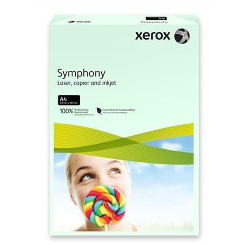 XEROX "Symphony" Másolópapír A4 80g világoszöld (pasztell) (003R93965) XEROX "Symphony" Másolópapír A4 80g világoszöld (pasztell) (003R93965)