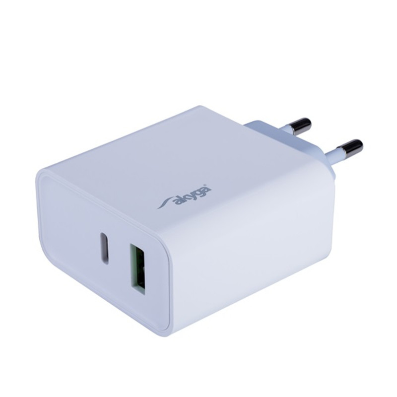 Akyga AK-CH-14 QC3.0 5-20V/3A/45W USB töltő Akyga AK-CH-14 QC3.0 5-20V/3A/45W USB töltő