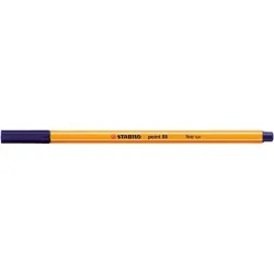 STABILO Tűfilc, 0,4 mm, STABILO "Point 88", éjkék