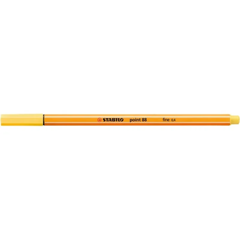 STABILO Tűfilc, 0,4 mm, STABILO "Point 88", sárga STABILO Tűfilc, 0,4 mm, STABILO "Point 88", sárga